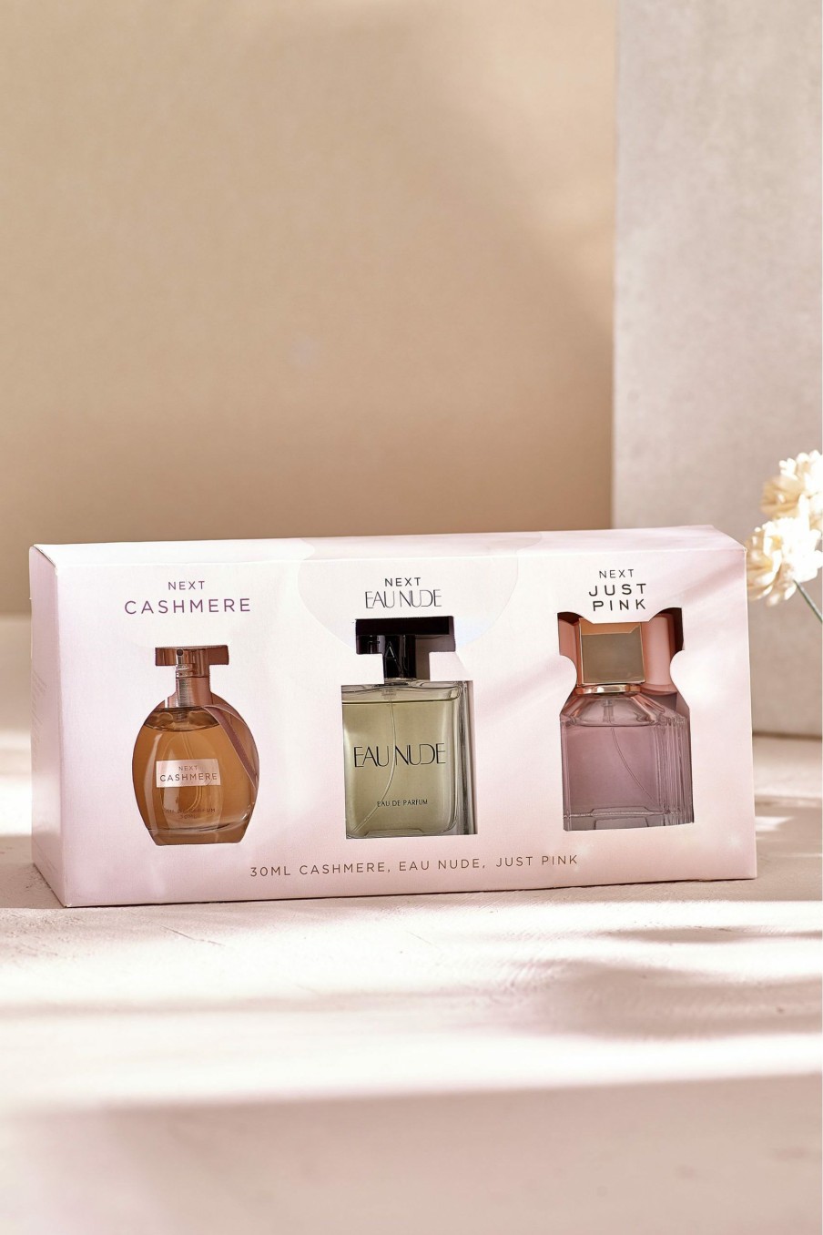 Perfume Set * | Set Of 3 Just Pink, Cashmere And Eau Nude 30Ml Eau De Parfum Perfume Gift Set Unique