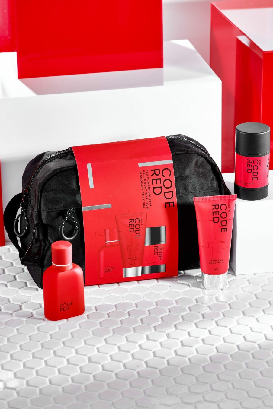 Perfume Set * | Code Red Eau De Parfum And Wash Bag Gift Set Clearance Sale