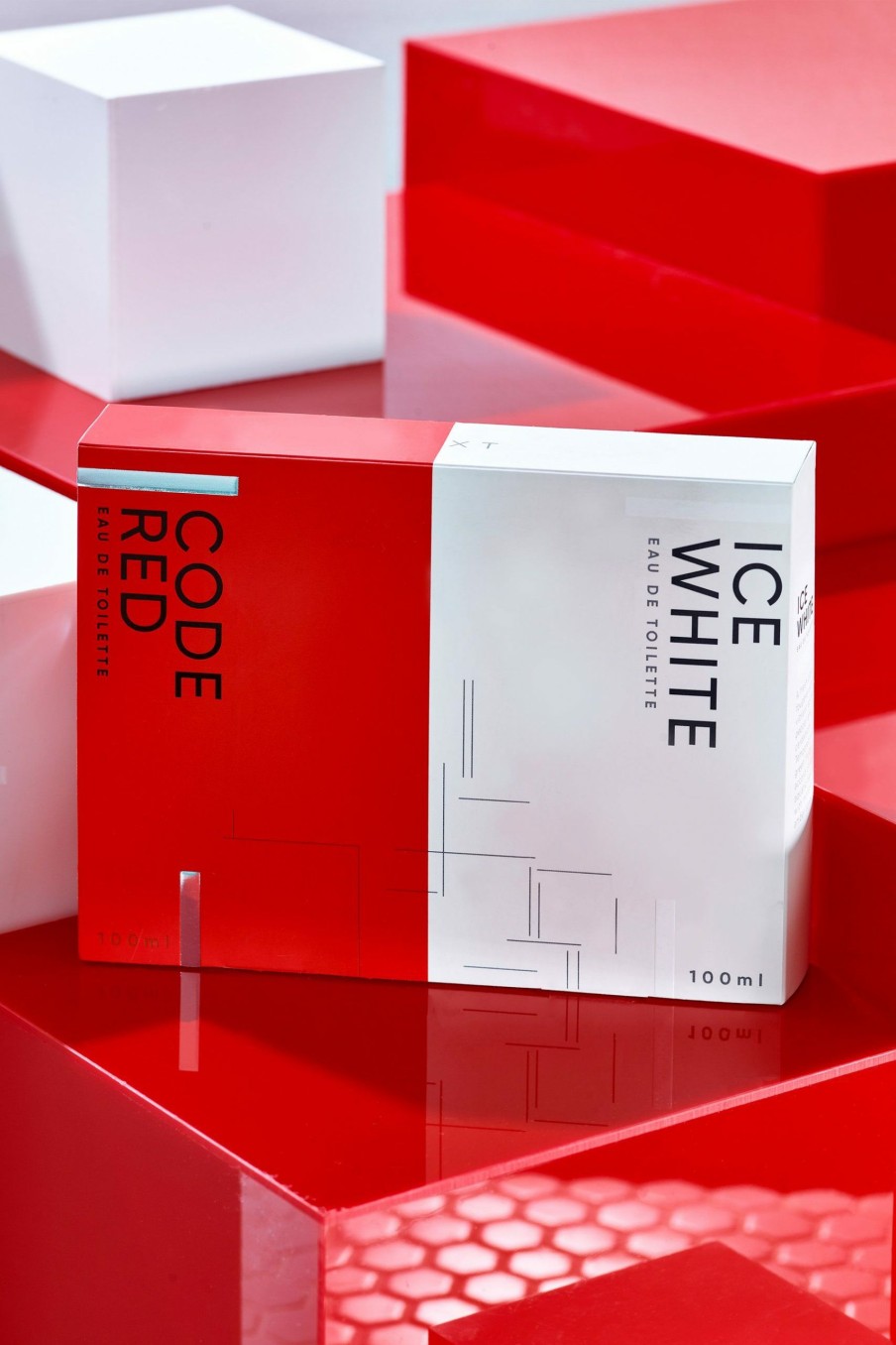 Perfume Set * | Code Red & Ice White 100Ml Eau De Parfum Gift Set Original