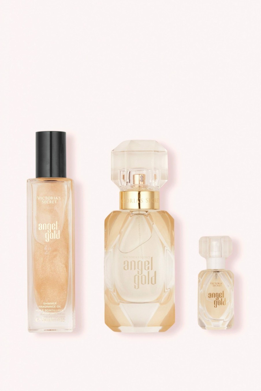 Perfume Set * | Victoria'S Secret Angel Gold 3 Piece Gift Set Closeout Sale